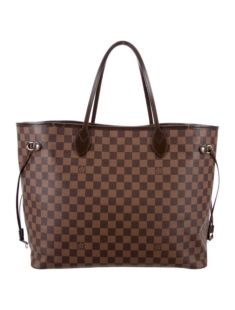 louis vuitton neverfull gm in damier ebene|Louis Vuitton Neverfull gm price.